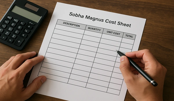 Sobha Magnus Cost Sheet